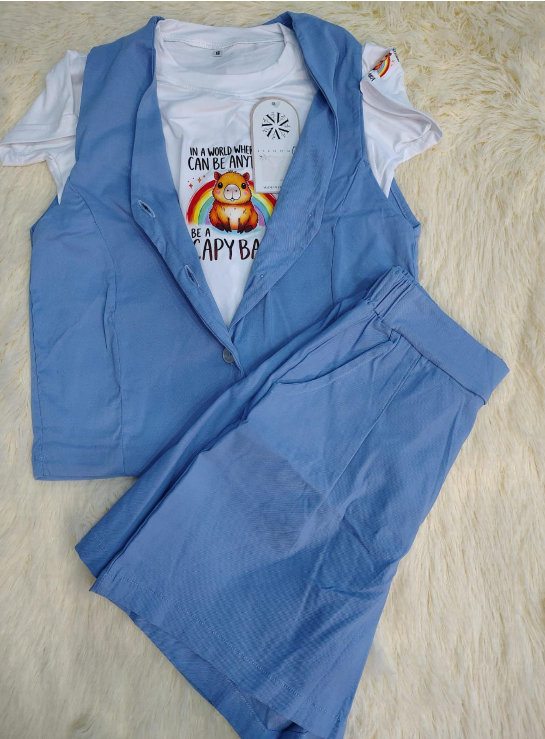 Conjunto chaleco niña amelia