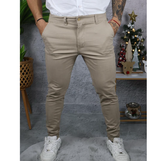 Pantalon clasico drill caballero