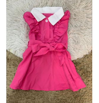 Vestido con cuello niÃ±a