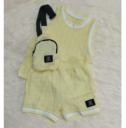 Conjunto niño camisilla 3 pc