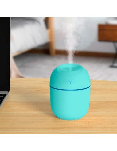 Mini Humidificador Difusor Portátil (Azul y rosa) - ID 53407 -
