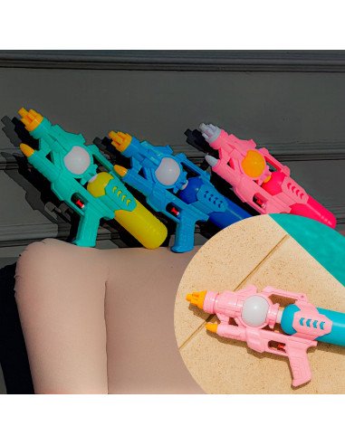 Pistola de agua infantil con tanque trasero (mediana) - ID 53202 -