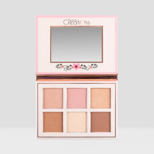 Beauty Creations Paleta de Contorno e Iluminador  Floral Bloom
