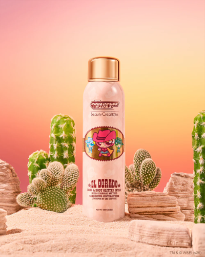 Beauty Creations Glitter en Spray para el Cuerpo y el Cabello X The Powerpuff Girls