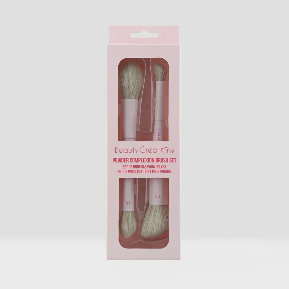 Beauty Creations Set de Brochas para Polvos Powder Complexion Brush Set
