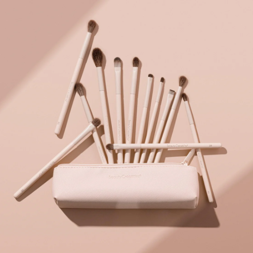 Beauty Creations Set de 12 Brochas Para Ojos Nude X