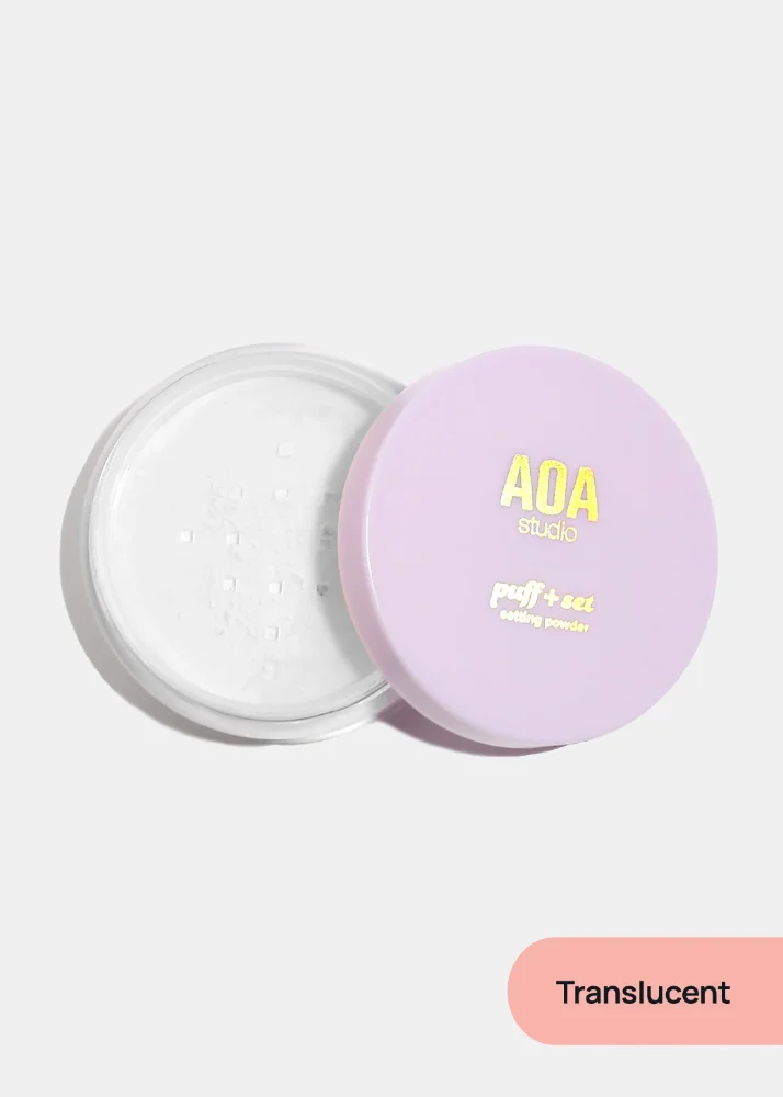AOA Polvo Suelto Puff + Set Translucent