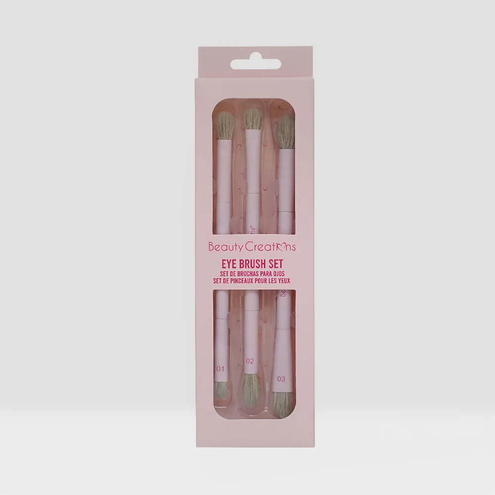 Beauty Creations Set de Brochas Dobles para Ojos Eye Brush Set