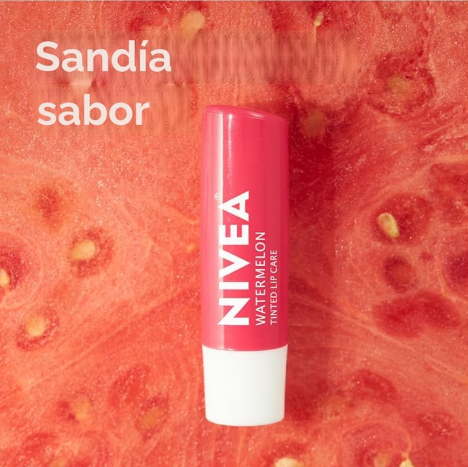 Nivea Balsamo Labial Watermelon Tinted Lip Care