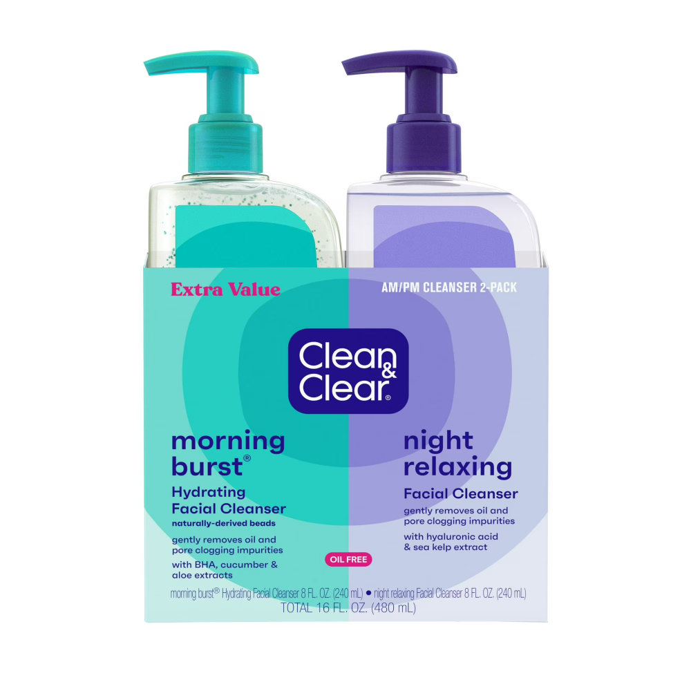 Clean & Clear Set de Limpiadores AM/PM