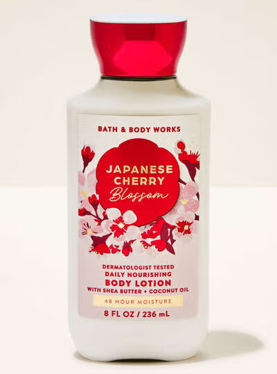 Bath & Body Japanese Cherry Blossom Crema Perfumada Body Lotion