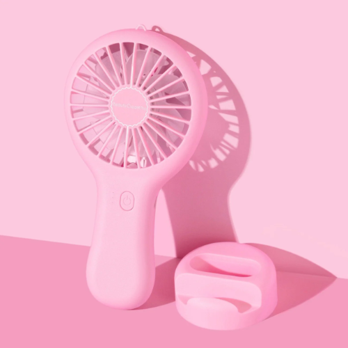 Beauty Creations Ventilador de Mano Rosa