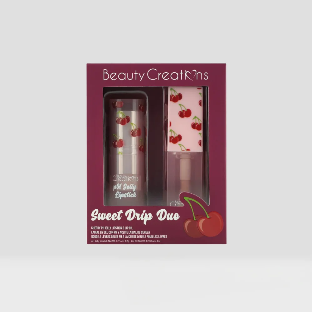 Beauty Creations PH Jelly Lipstick + Lip Oil Cherry Sweet Drip Duo