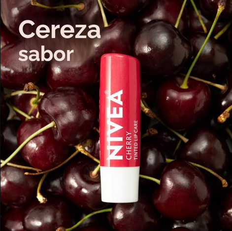Nivea Balsamo Labial Cherry Tinted Lip Care