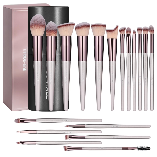 Bs Mall Set de 18 Brochas Champagne