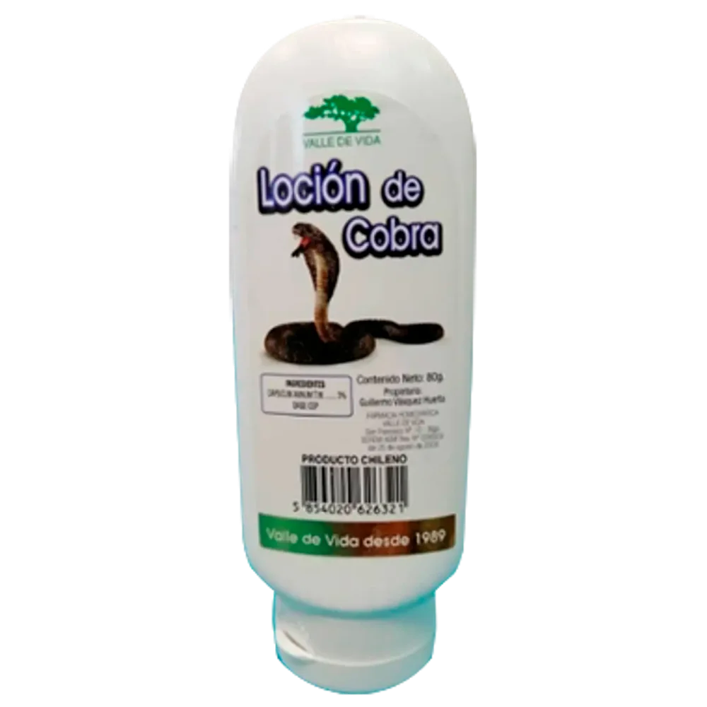 Locion de cobra 80grs