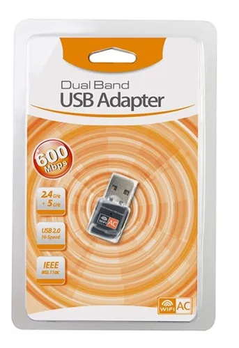 Adaptador WiFi de doble banda 2.4/ 5
