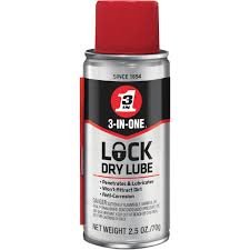 Lubricante de Candados   Tecnico 3 en uno aerosol 2.5 OZ