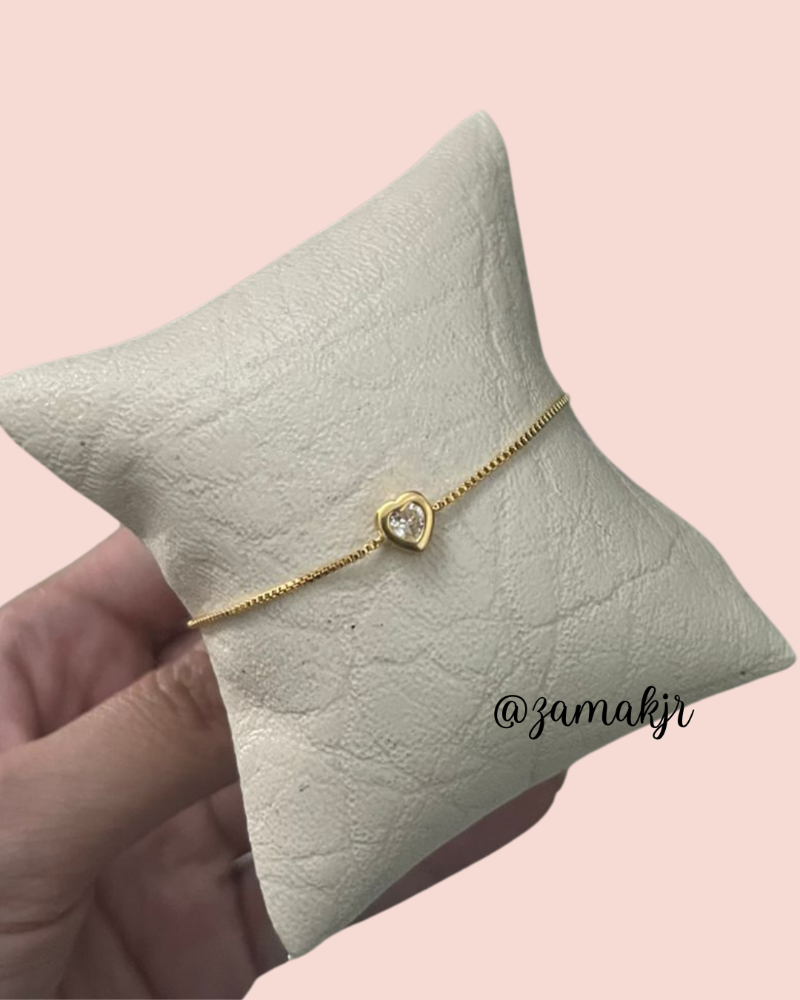 PULSERA CORAZÓN CIRCON