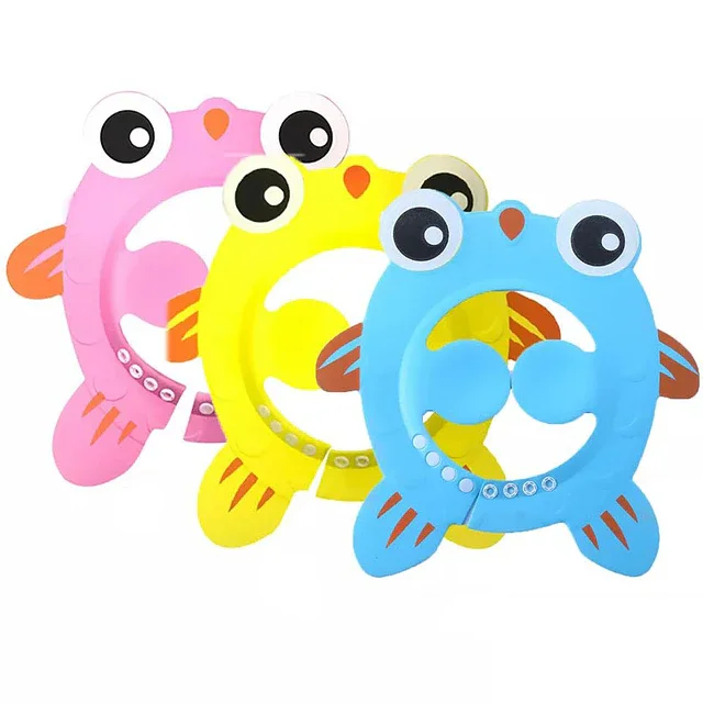 #24... Gorros ducha de bebes con diseño de pescado.