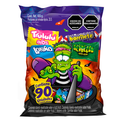 Trululu Piñata Bolsa Halloween 90 Unidades