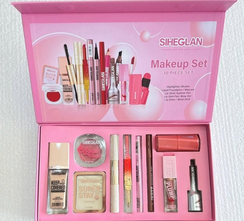 Set Maquillaje Siheglam Rosa