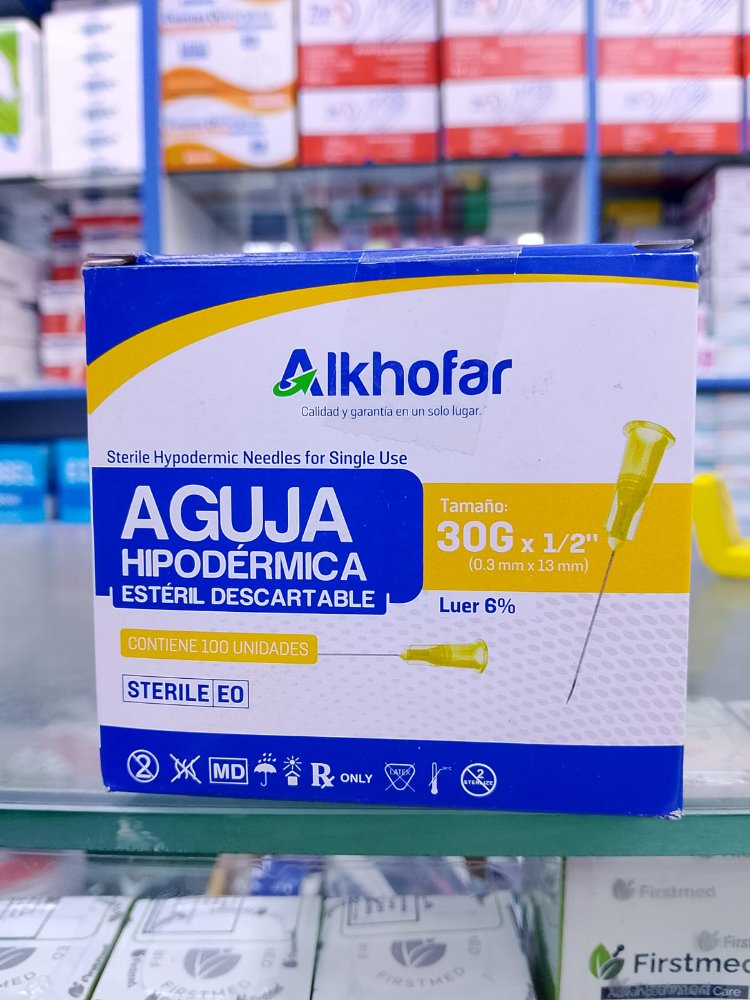 Aguja nipro 30 x 1/2