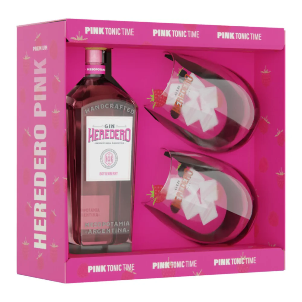 Heredero Pink + 2 vasis