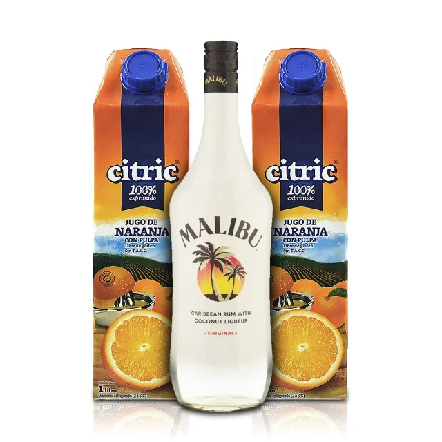 Combo Malibu + 2 Citric 1l