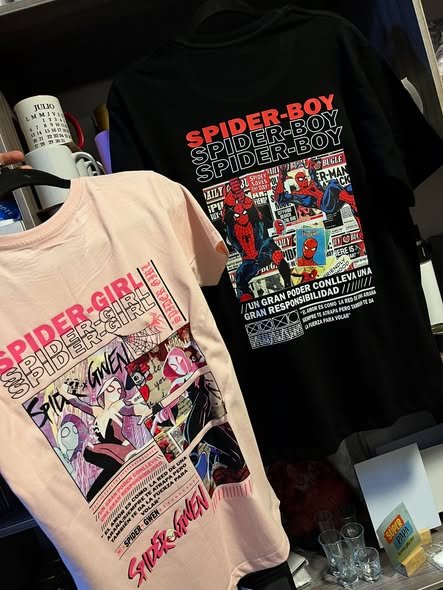 CAMISETAS SPIDER