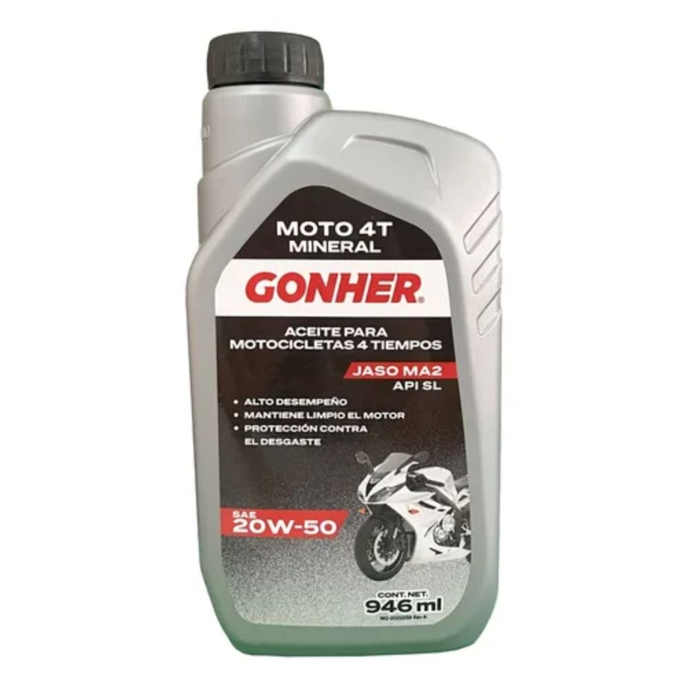 aceite 20w50 GONHER