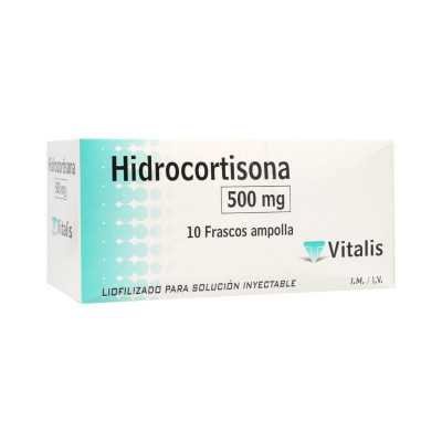 Hidrocortisona Vial 500MG IV/IM (Vitalis)