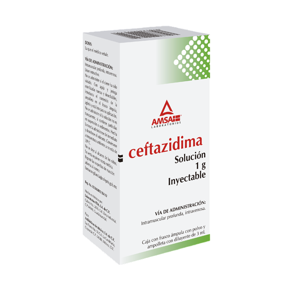 Ceftazidima Vial 1gr (Amsa)