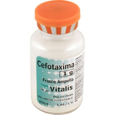 Cefotaxima vial 1gr ampolla (Vitalis)