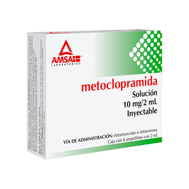 Metoclopramida caja de 6 ampollas (Amsa)
