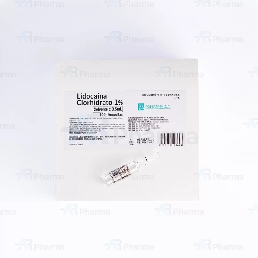 Lidocaina 1% ampolla (Vitalis)