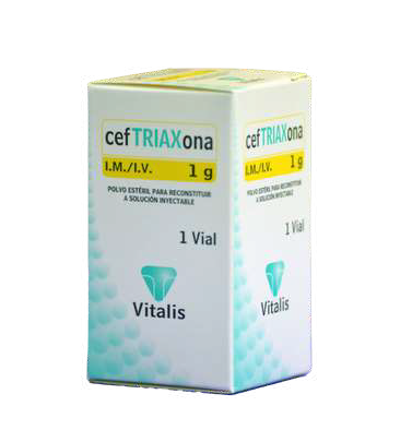 Ceftriaxona 1gr  (Vitalis)