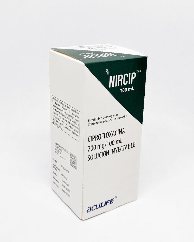 NIRCIP Ciprofloxacina 200mg/100ml IV fco. 100ml (Aculife)