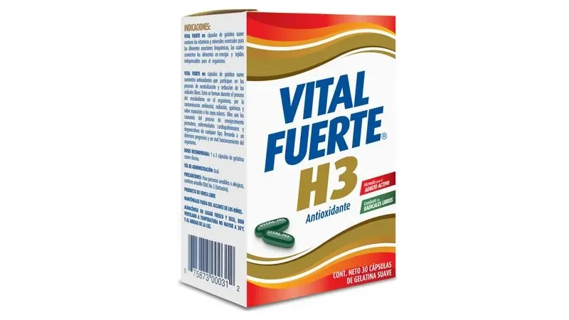 Vital Fuerte H3 caja 30 capsulas (Farmamedica)