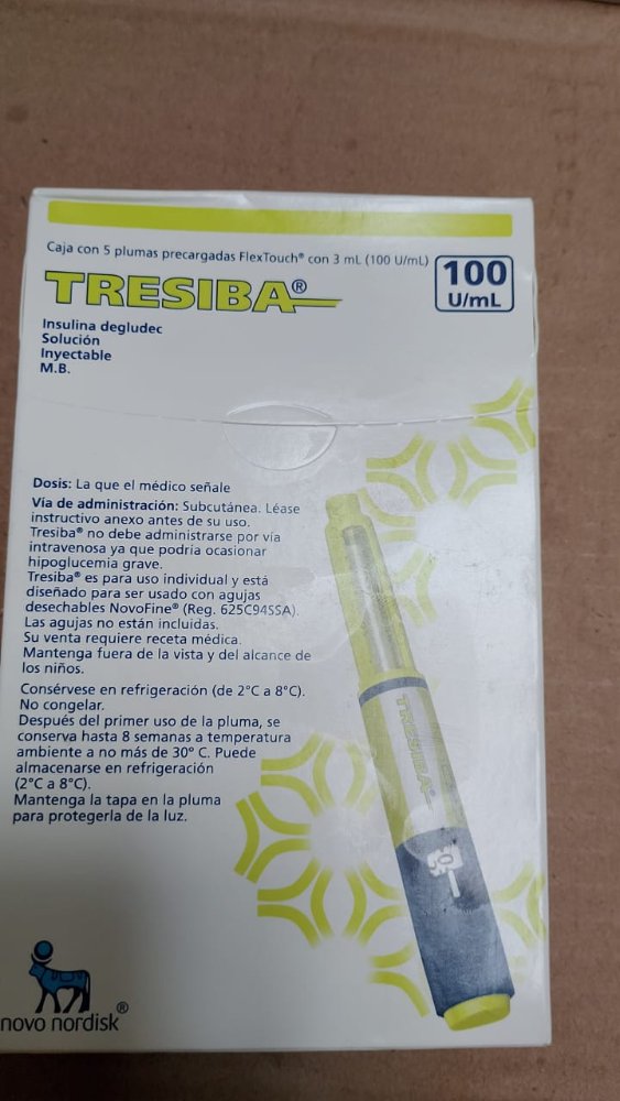Tresiba 5 plumas (Novo Nordisk)