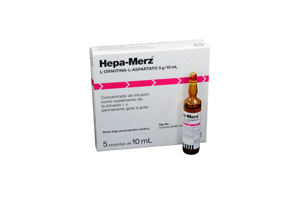 Hepamerz Caja 5 Ampollas (Merz)
