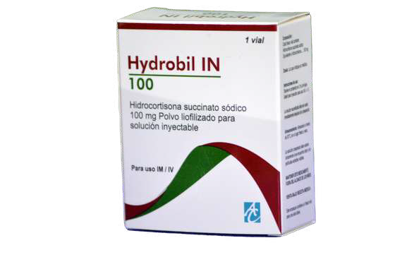 Hidrocortisona Vial 100MG  IV/IM HYDROBIL IN (PFI)