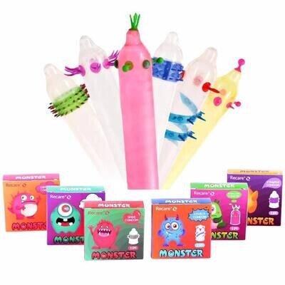 Condones Monster Variedad Caja de 1 unidad