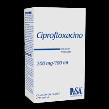 Ciprofloxacina 200mg/100ml IV fco. 100ml (Pisa)