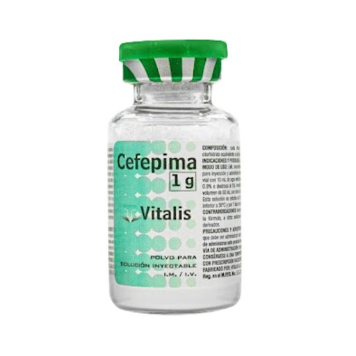 Cefepima Vial 1gr ampolla (Vitalis)