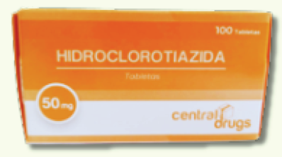 Hidroclorotiazida 50mg Caja 100 Tab (CentralDrugs)