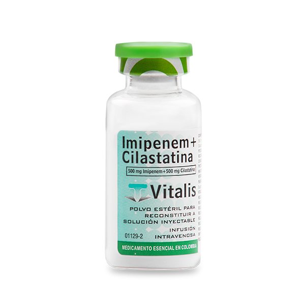 Imepenem 500mg + Cilestatina 500mg Vial (Vitalis)