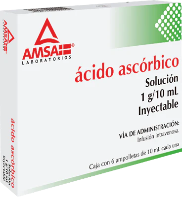 Acido Absorbico 1GR/10ML Amp (Amsa)