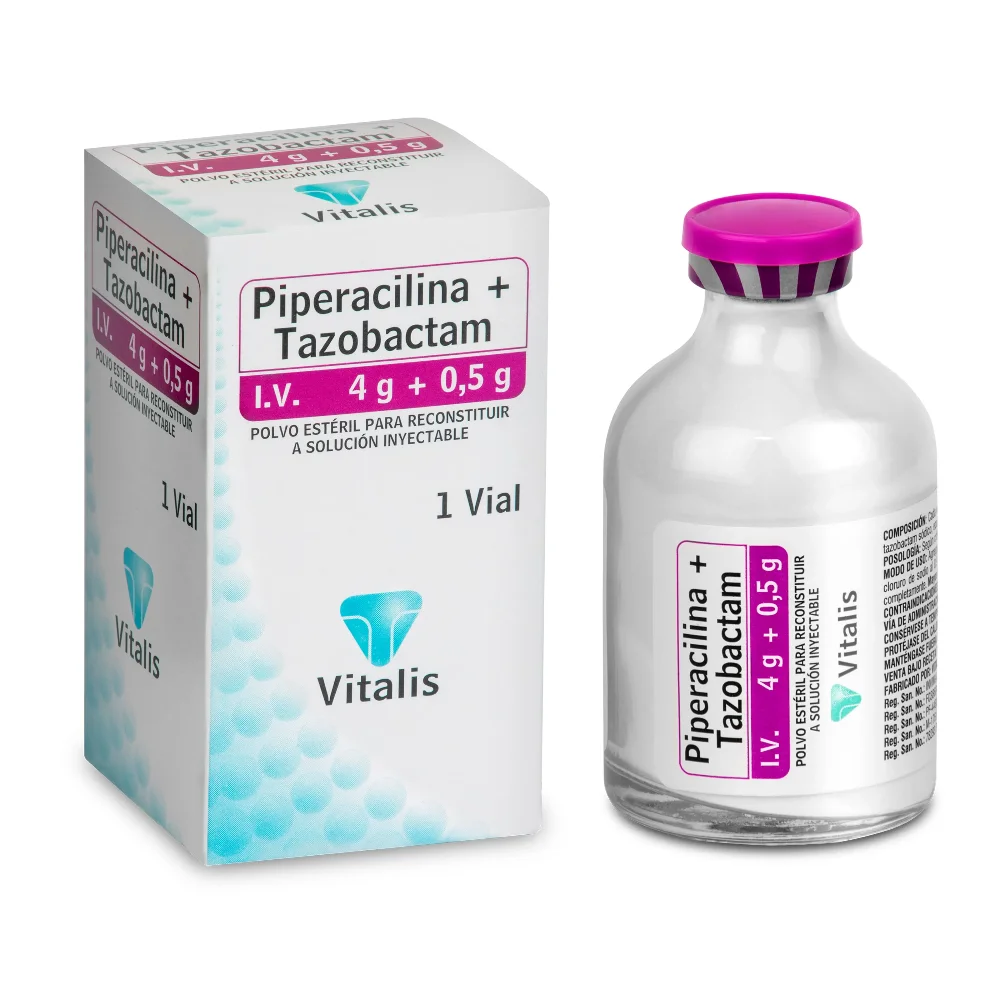 Piperacilina + Tazobactam 4.5 Gr (Vitalis)