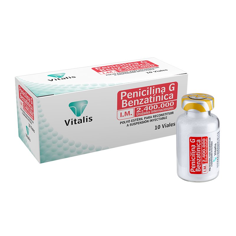 Penizilina Benzatinica IM 2.400.000 Vial (Vitalis)